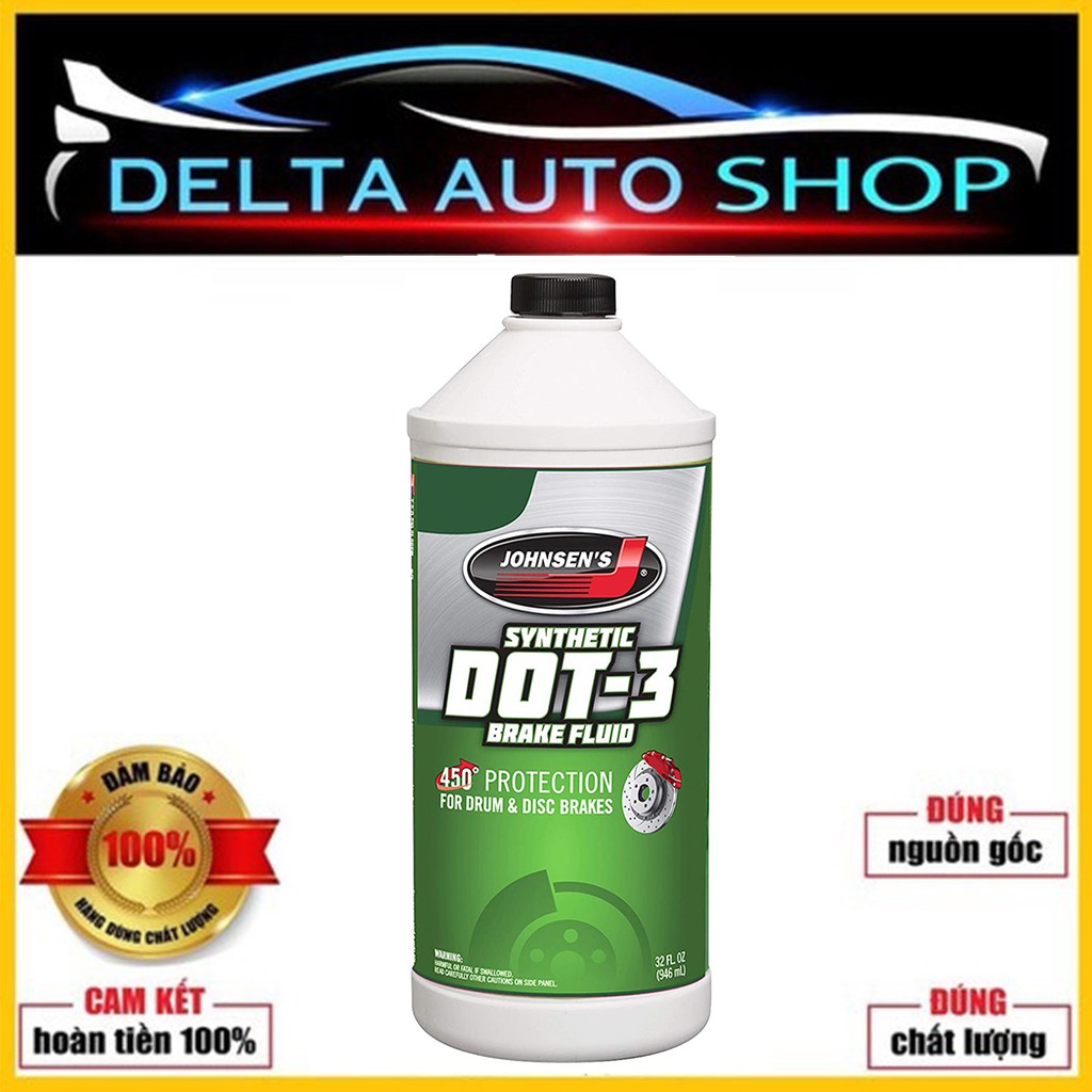 Dầu Phanh Thắng Johnsen’S Dot 3 Brake Fluid 946ml Shopee Việt Nam