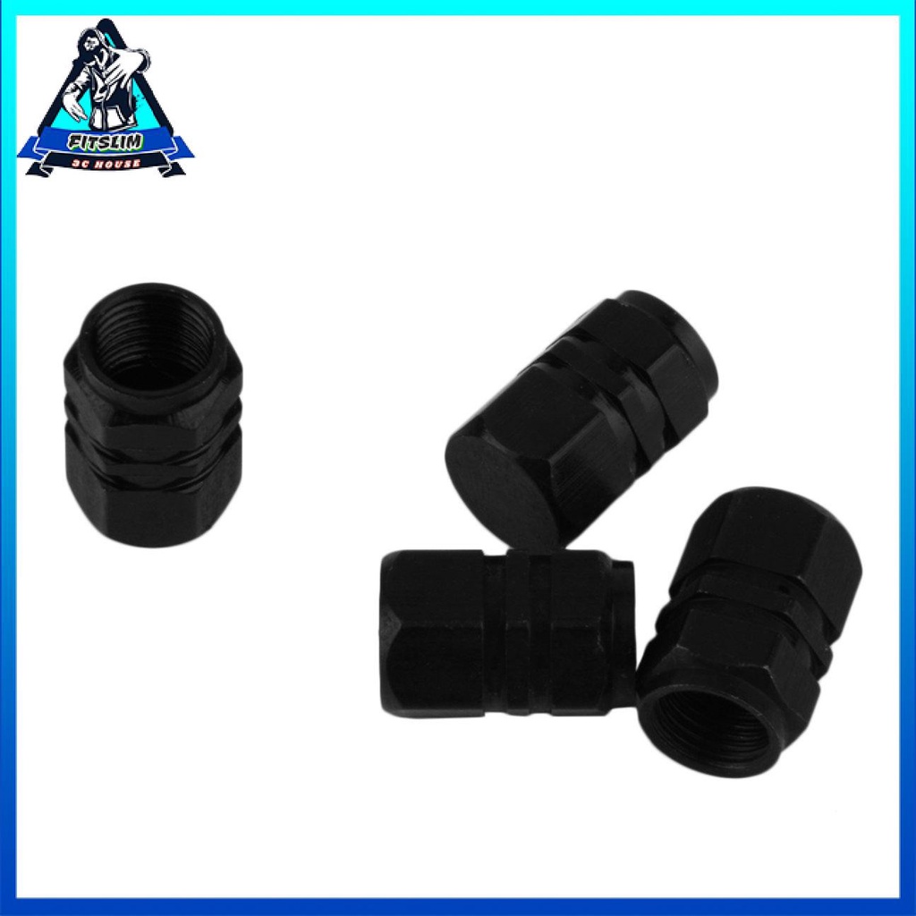4 cái Nhôm Xe Tải Xe Đạp Lốp Lốp Bánh Xe Vành Van Khí Thân Mũ Nắp