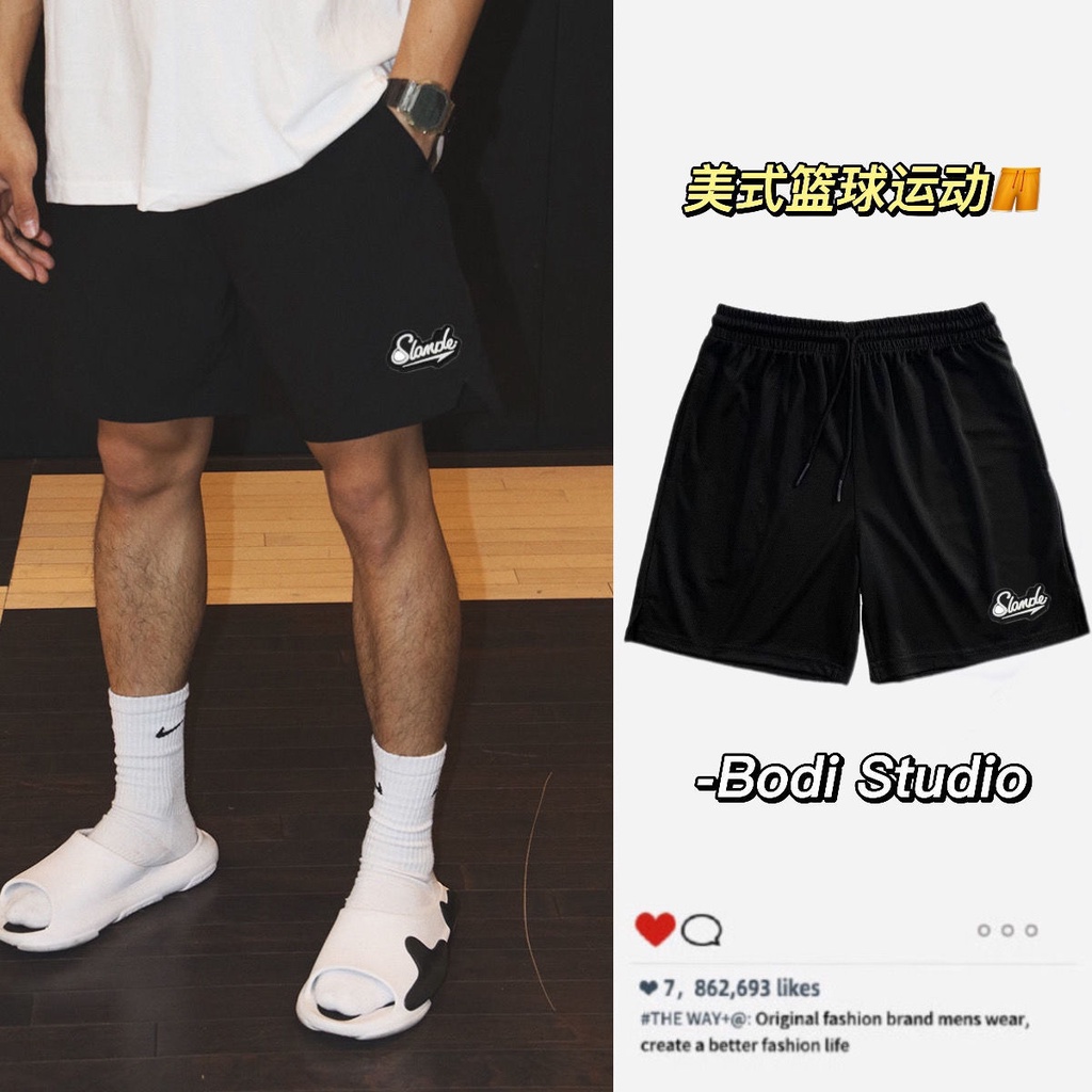 Quần Short Thể Thao Dáng Rộng Thoáng Khí Nhanh Khô Thời Trang Mùa Hè Cho Nam