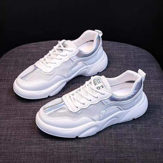 Giày HAPU nữ thể thao Hở Gót thoáng khí mới nhất 2022( Trắng , Hồng )