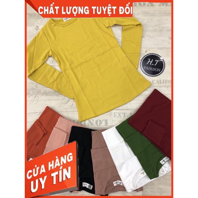 Áo thun tay dài vải zip xịn siêu dày dặn( Hình shop chụp thật khách yên tâm mua nhé)