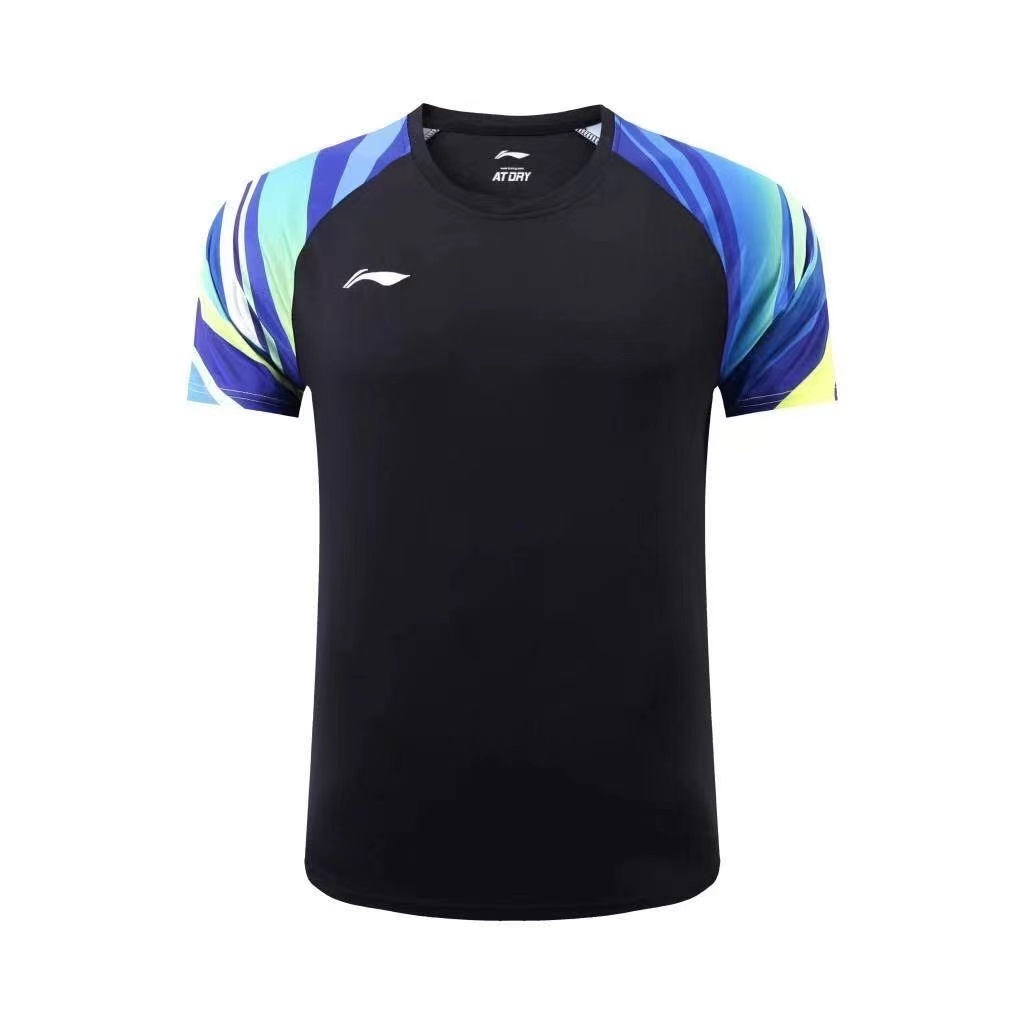 Li Ning Áo Thun Thể Thao Cầu Lông Nhanh Khô Nhiều Màu Sắc Mùa Hè Cho Nam Và Nữ