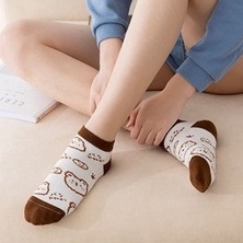 Vớ tất cổ ngắn hình gấu kute Bear, chân cún nhiều màu