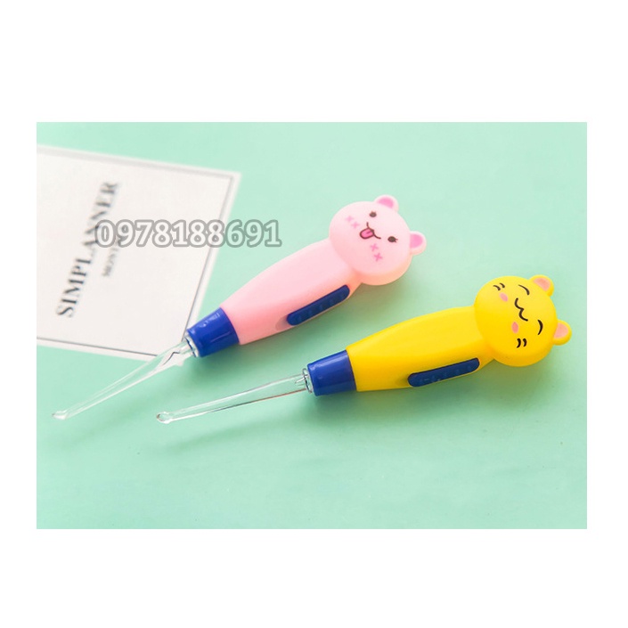 Đèn Soi Tai, Lấy Ráy Tai Có Đèn Kèm 3 Đầu Khác Nhau