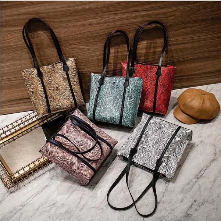 Túi kẹp nách vân ngựa vằn phong cách Retro KN07 túi đeo vai Chip Xinh Shop | BigBuy360 - bigbuy360.vn