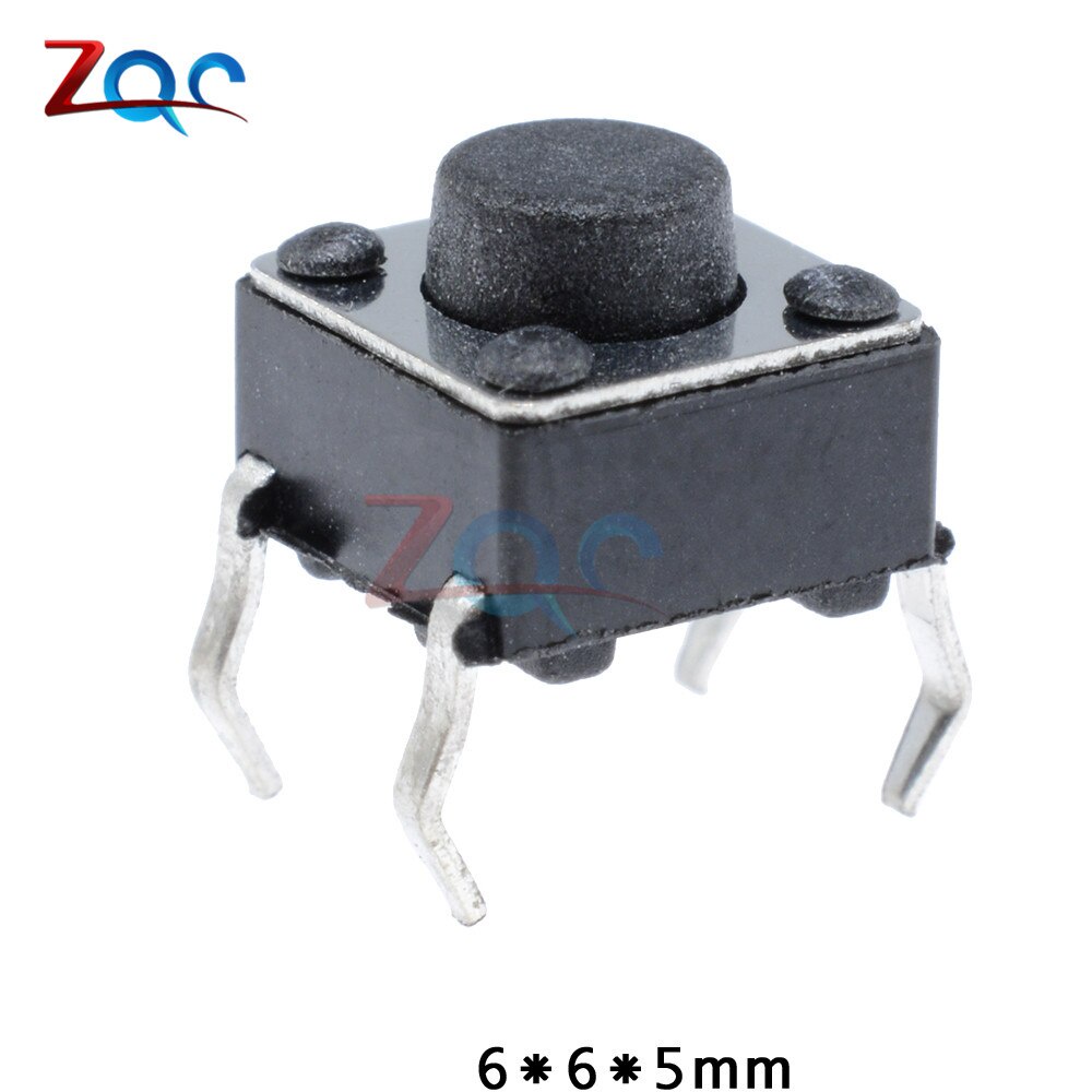 50 nút nhấn 4 chân cắm 6x6 X 4.3mm 6x5mm 6x6 X 6mm 6x6 X 7mm 6x8mm 6x9mm 6x6 X 10mm 6x13mm