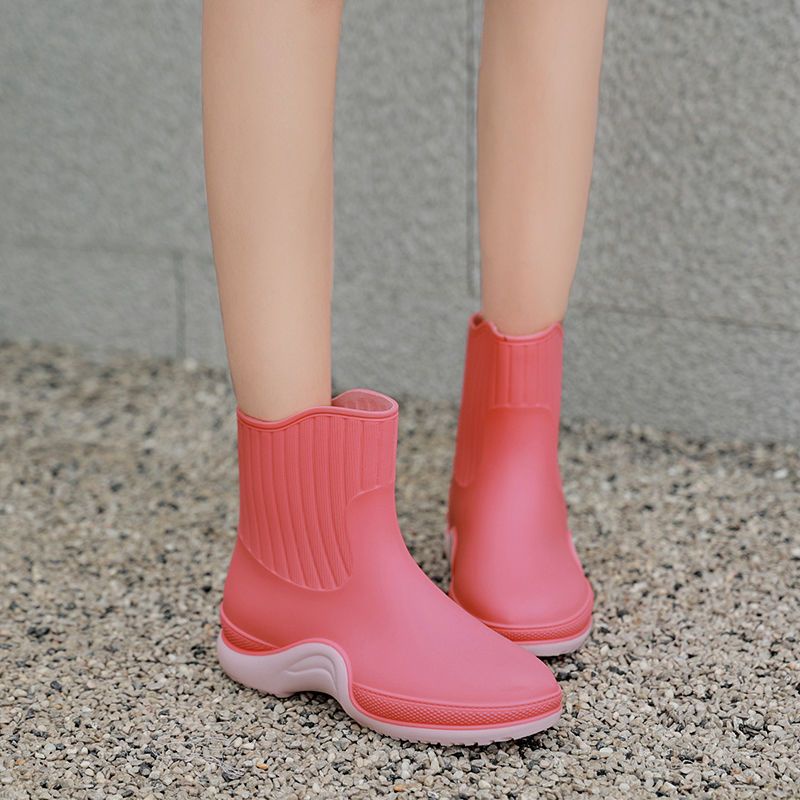 Ủng Đi Mưa Chống Trượt Siêu Nhẹ Thời Trang Theo Phong Cách Nhật Bản