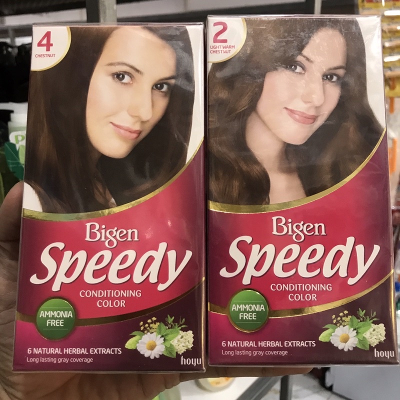 Thuốc Nhuộm Tóc BigenSpeedy Conditioning Color phủ Bạc Hoàn Hảo (Đủ Màu )