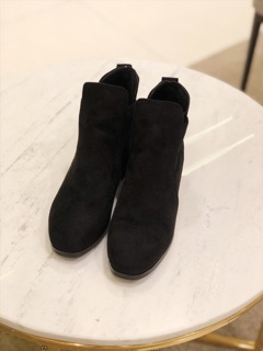Boot chun da lộn đế 5cm