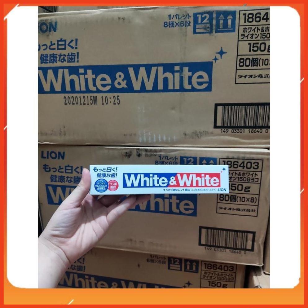 Kem đánh răng White Nhật [FREE SHIP_CHÍNH HÃNG] chuẩn nội địa nhật, ảnh thật, làm trắng răng bản full size 150g mẫu mơi