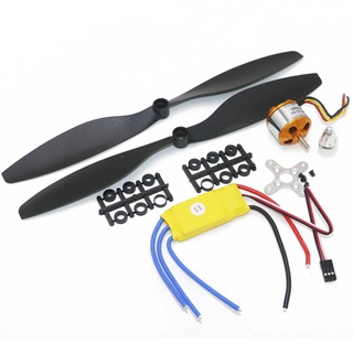 Bộ Động Cơ Không Chổi Than A2212 1000KV 2200KV A2208 + 30A ESC + Cánh Quạt 1045 Cho Máy Bay Điều Khiển Từ Xa