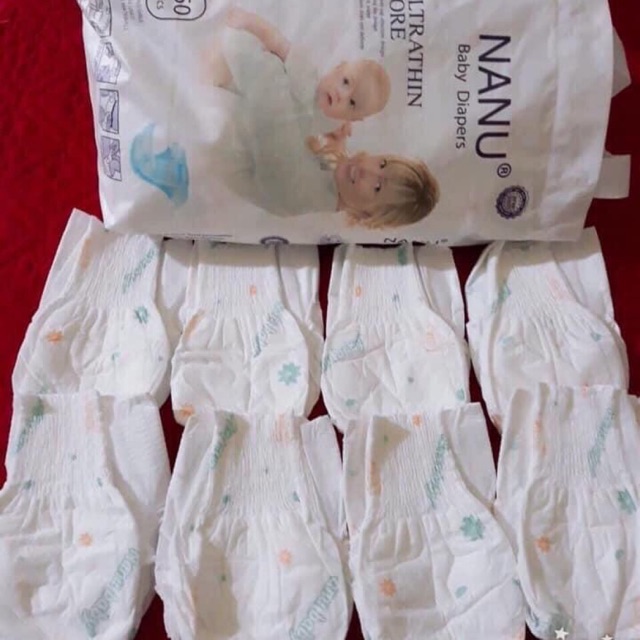 Combo 50 miếng bỉm dán nanu xuất nhật size M