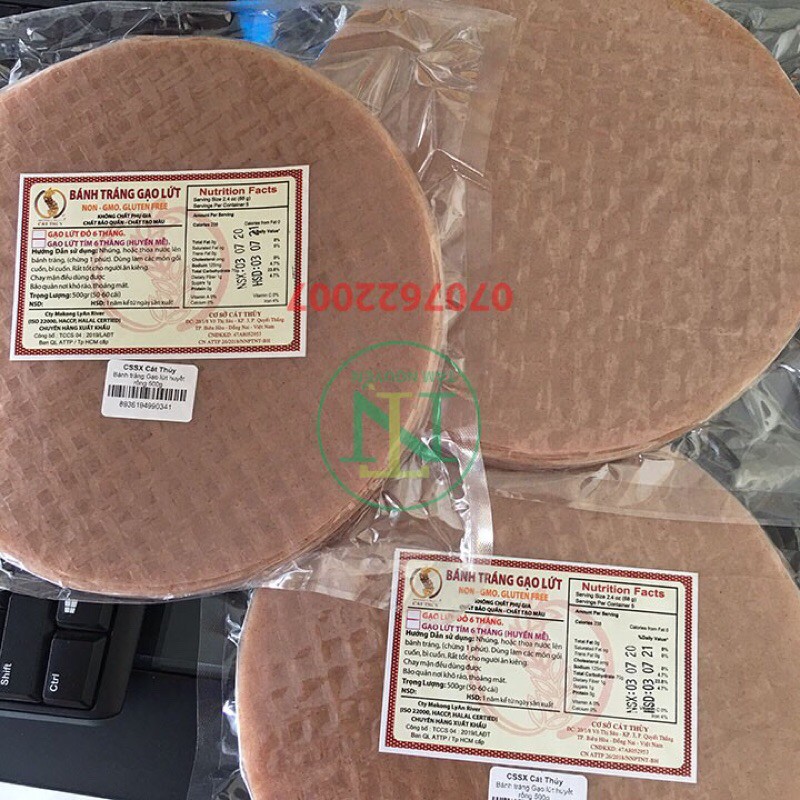 Bánh tráng gạo lứt Cát Thuỷ hàng chuẩn siêu rẻ 55-60 tờ | BigBuy360 - bigbuy360.vn