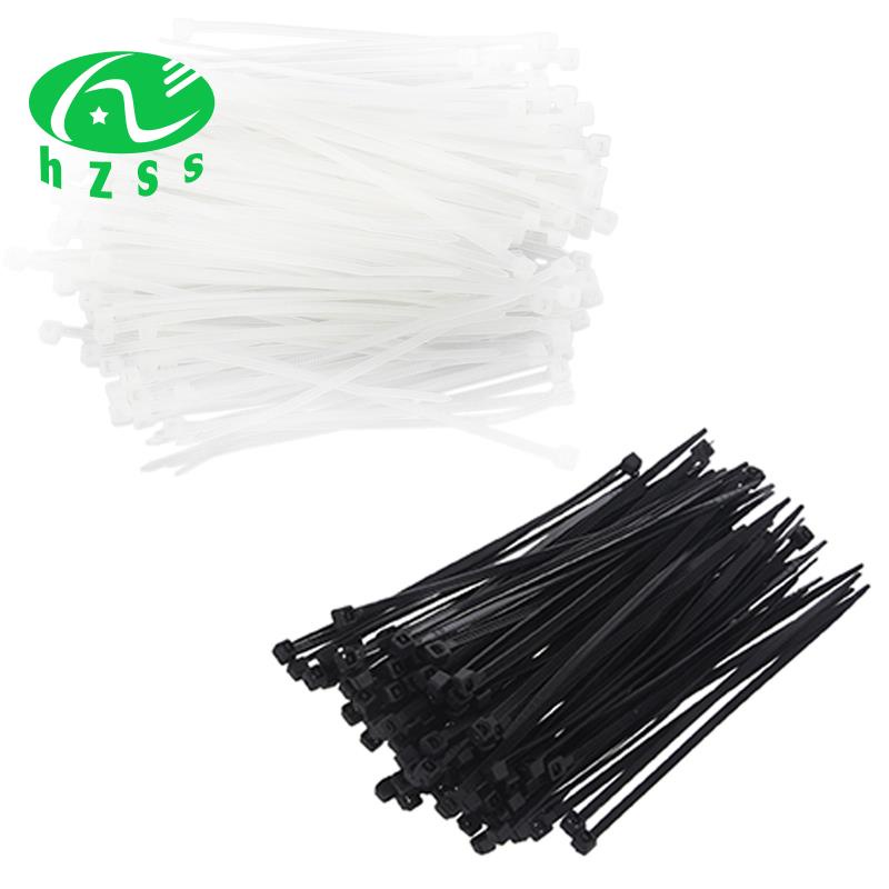 Bộ 50 dây buộc cáp màu trắng 100x2.5mm