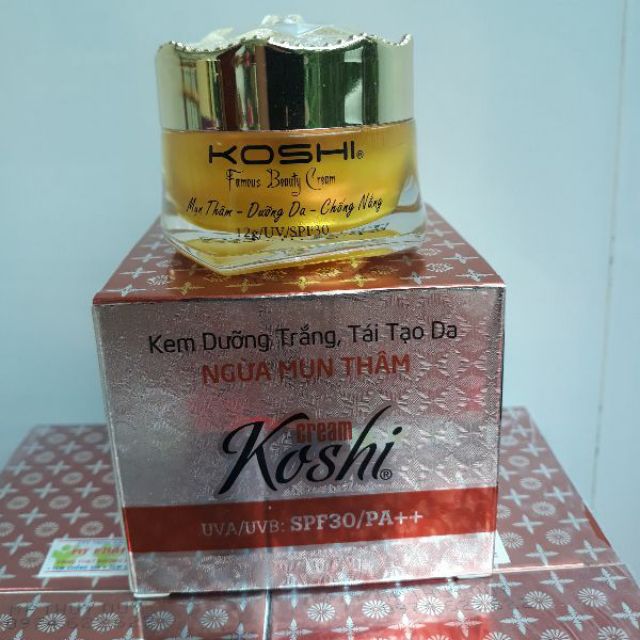 Kem koshi mụn thâm trắng da
