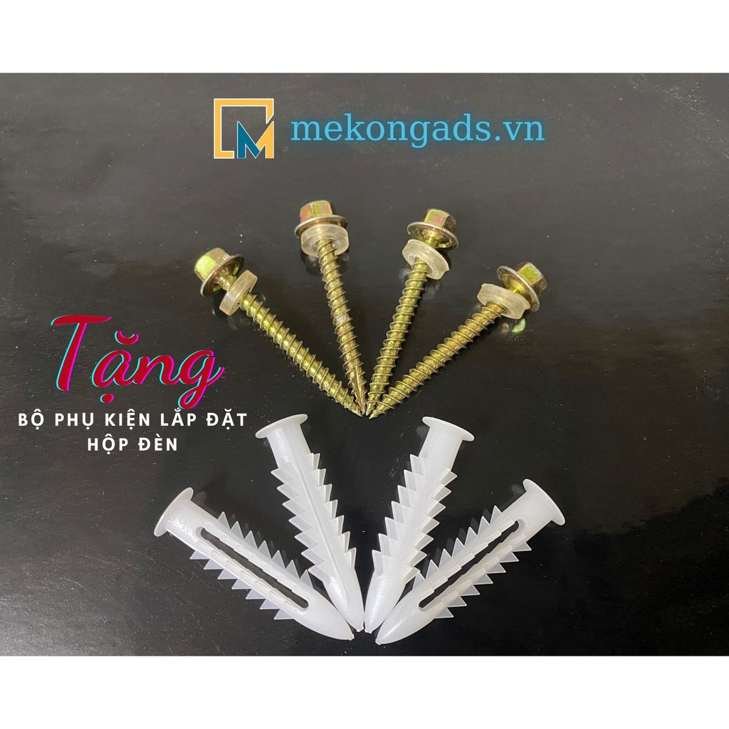 Hộp Đèn Quảng Cáo Ép Nổi Hình Chữ Nhật Cỡ Nhỏ - Vừa