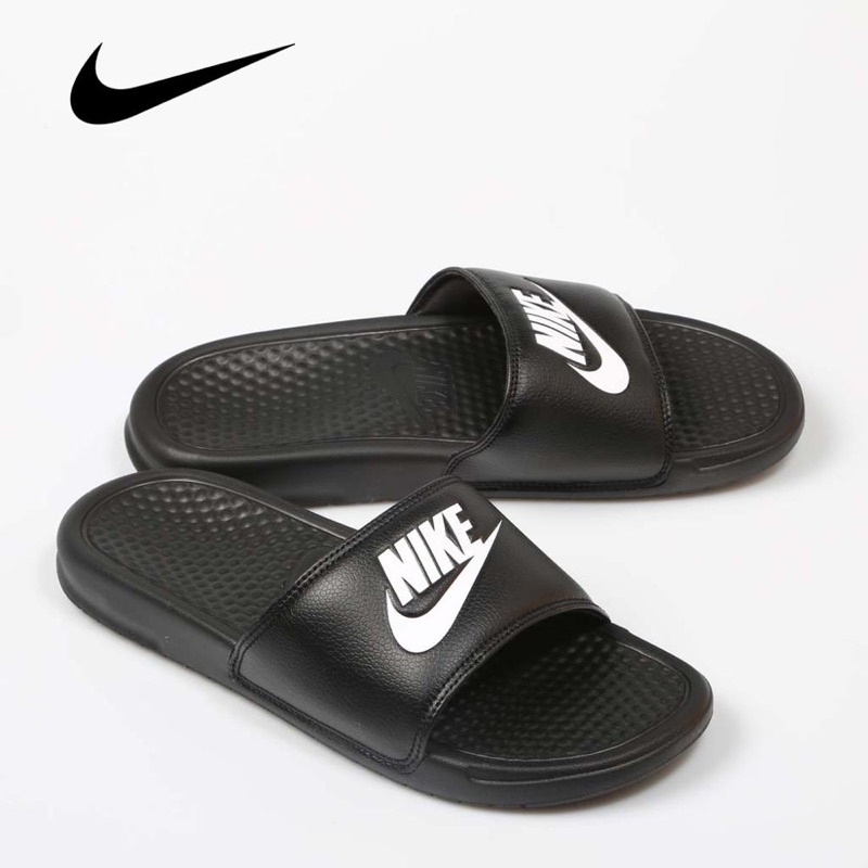 [100% CHÍNH HÃNG] Dép nam Nike Benassi JDI slide đen trắng