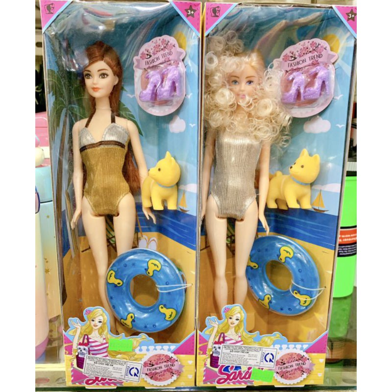 Búp bê Barbie đi biển