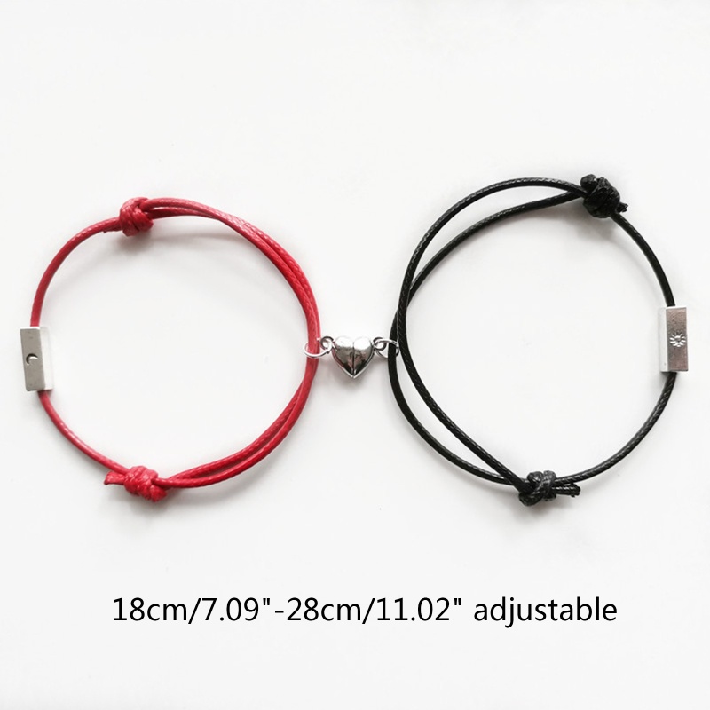 Set 2 Vòng Tay Dây Bện Mặt Trời Và Mặt Trăng Thời Trang Cho Cặp Đôi