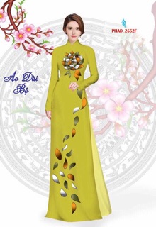 Vải áo dài hoa rơi