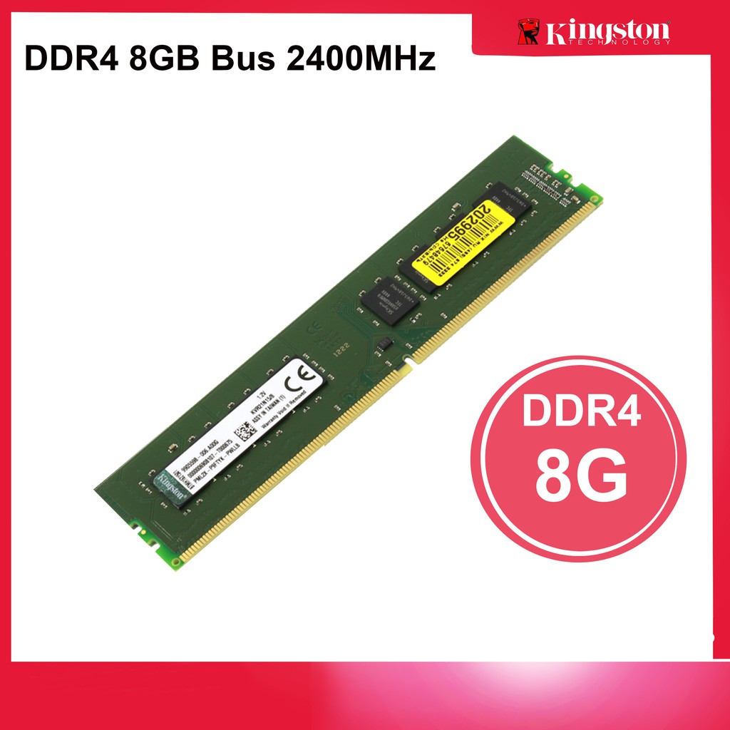 RAM 8GB DDR4 Kingston Samsung Hynix Bus 2400MHz 2666MHz 1.2V Dùng Cho Máy Tính Bàn PC Desktop Bảo hành 36 tháng 1 đổi 1