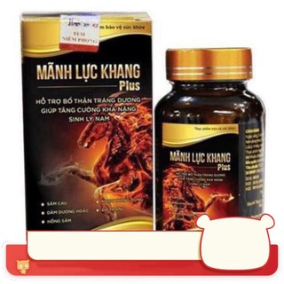 SIÊU GIẢM Mãnh Lực Khang Plus - Hỗ trợ bổ thận, tăng cường khả năng sinh lý nam & giúp giảm nguy cơ mãn dục sớm ở nam gi