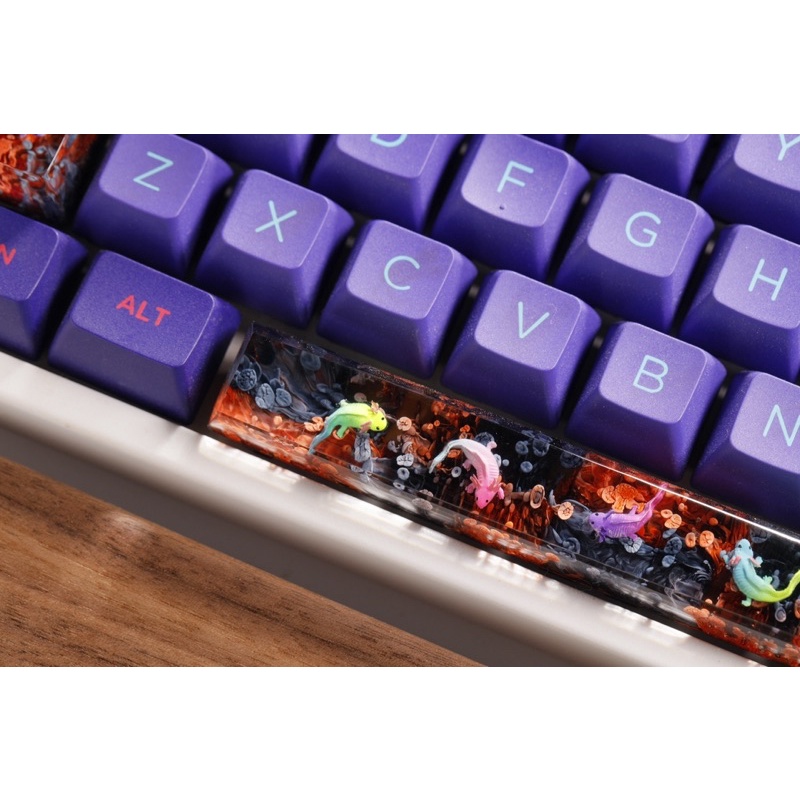 Nút bàn phím cơ kì giông mexico.Keycap resin mexico salamander.Keycap artisan