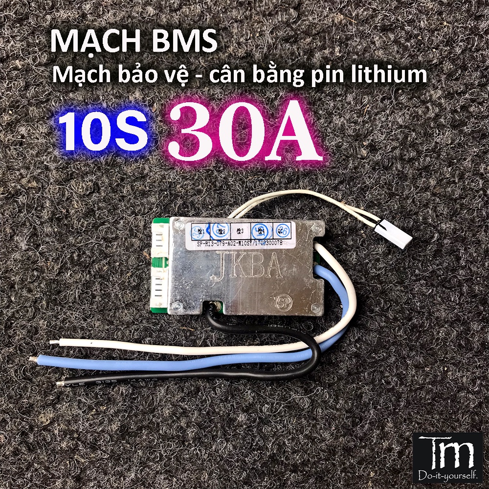 Mạch Bảo Vệ Cân Bằng Pin BMS 10S 30A