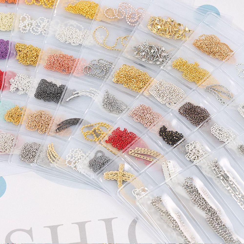 Dây Chuyền Kim Loại Thời Trang Dành Cho Nữ|Hạt Charm Đính Móng Nghệ Thuật