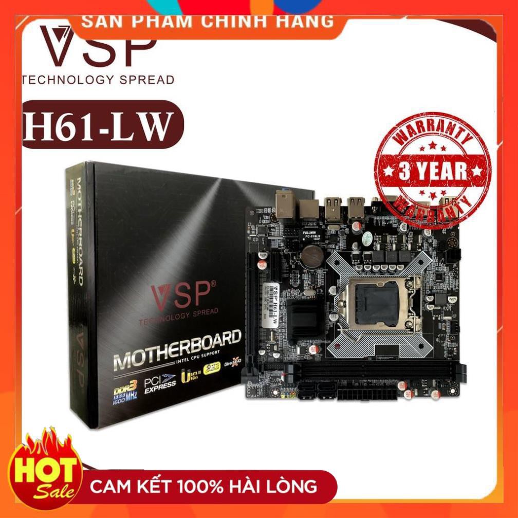 [Chính Hãng] Bo Mạch Chủ Main VSP H61-LW Chính Hãng