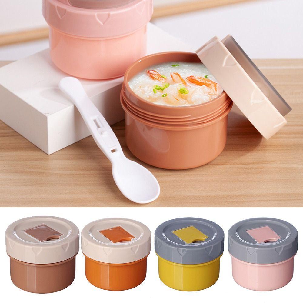 Bình Nước Giữ Nhiệt 300ml Bằng Thép Không Gỉ Làm Salad Trái Cây Tiện Dụng