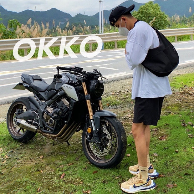 Bán Chạy!Túi Đeo Chéo Vai OKKO Merchandise Bằng Nylon Màu Trơn Chống Nước Sức Chứa Lớn Phong Cách Nhật Bản Cho Nam