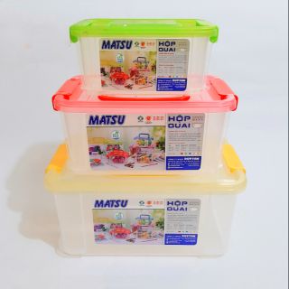 Combo 3 hộp Matsu Duy Tân đựng thực phẩm