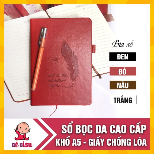 Sổ tay bọc da sịn