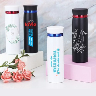 Bình giữ nhiệt Lock&Lock Feather Light 450ml LHC4131 in/khắc hình ảnh, tên,câu chúc theo yêu cầu - [Tặng túi vải bố HVP]