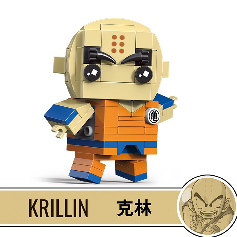 DECOOL 6829-6834 Brick Headz Dragon Ball độc quyền - Đồ chơi Lắp ghép Xếp hình Mô hình Mini Minifigures BrickHeadz