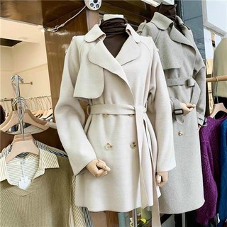 ÁO KHOÁC DẠ NỮ LÔNG ÉP CAO CẤP