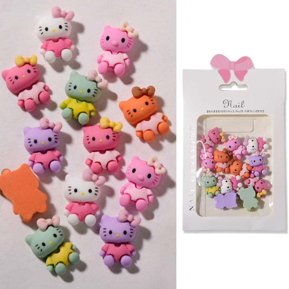 Phụ Kiện Trang Trí Móng Tay Hình Que Kem / Chú Thỏ Dễ Thương DIY