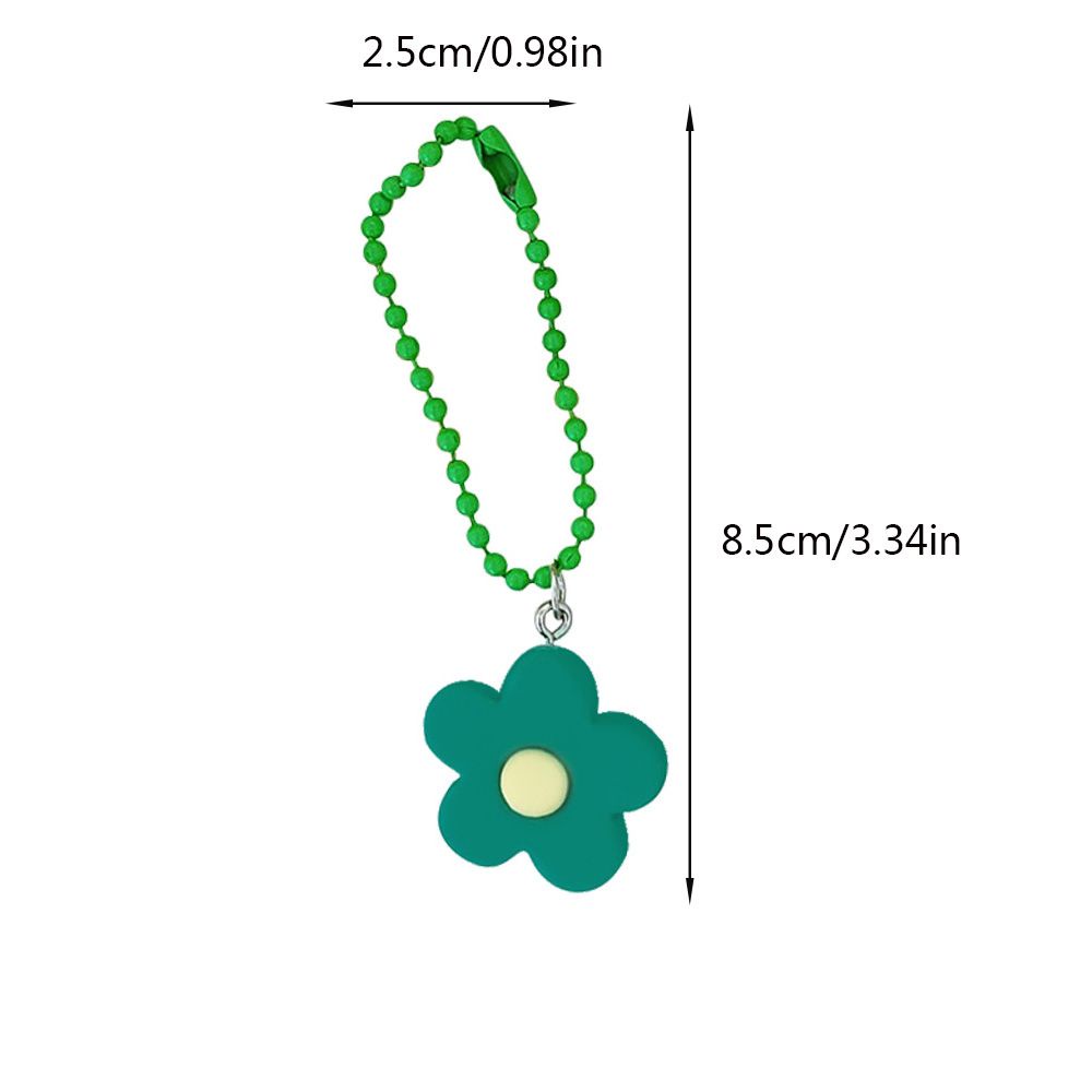 Móc Chìa Khóa Trang Trí Hình Bông Hoa Bằng Nhựa Nhiều Màu Sắc Tự Chọn Dễ Thương