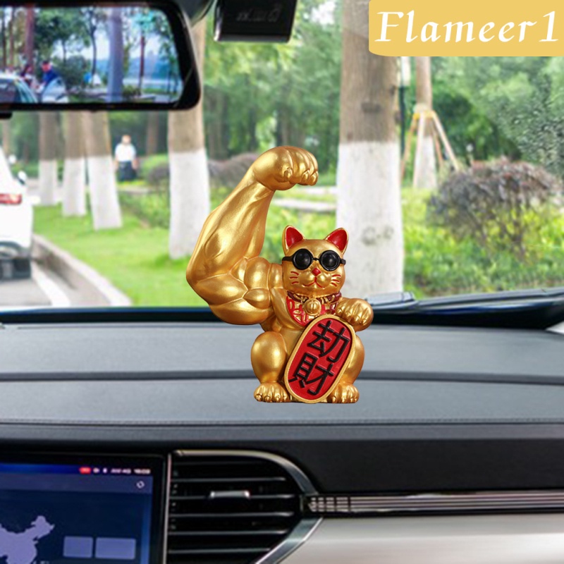 Tượng mèo thần tài để bàn trang trí nội thất