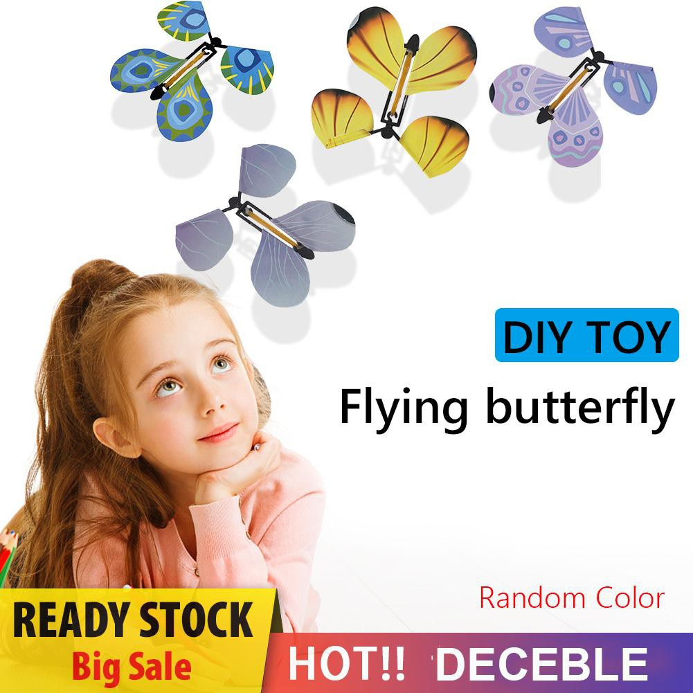 Pop It Fidget Đồ chơi DIY Flying Butterfly Model Assembled Kits for Kids Educational Đồ chơis Craft