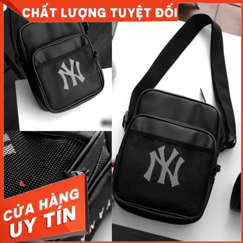 Túi Ny phối lưới, Túi đeo chéo mini, nam nữ