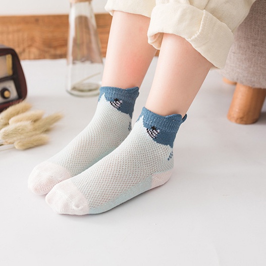 Bộ 5 đôi tất hình thú cho bé, vớ trẻ em giữ ấm