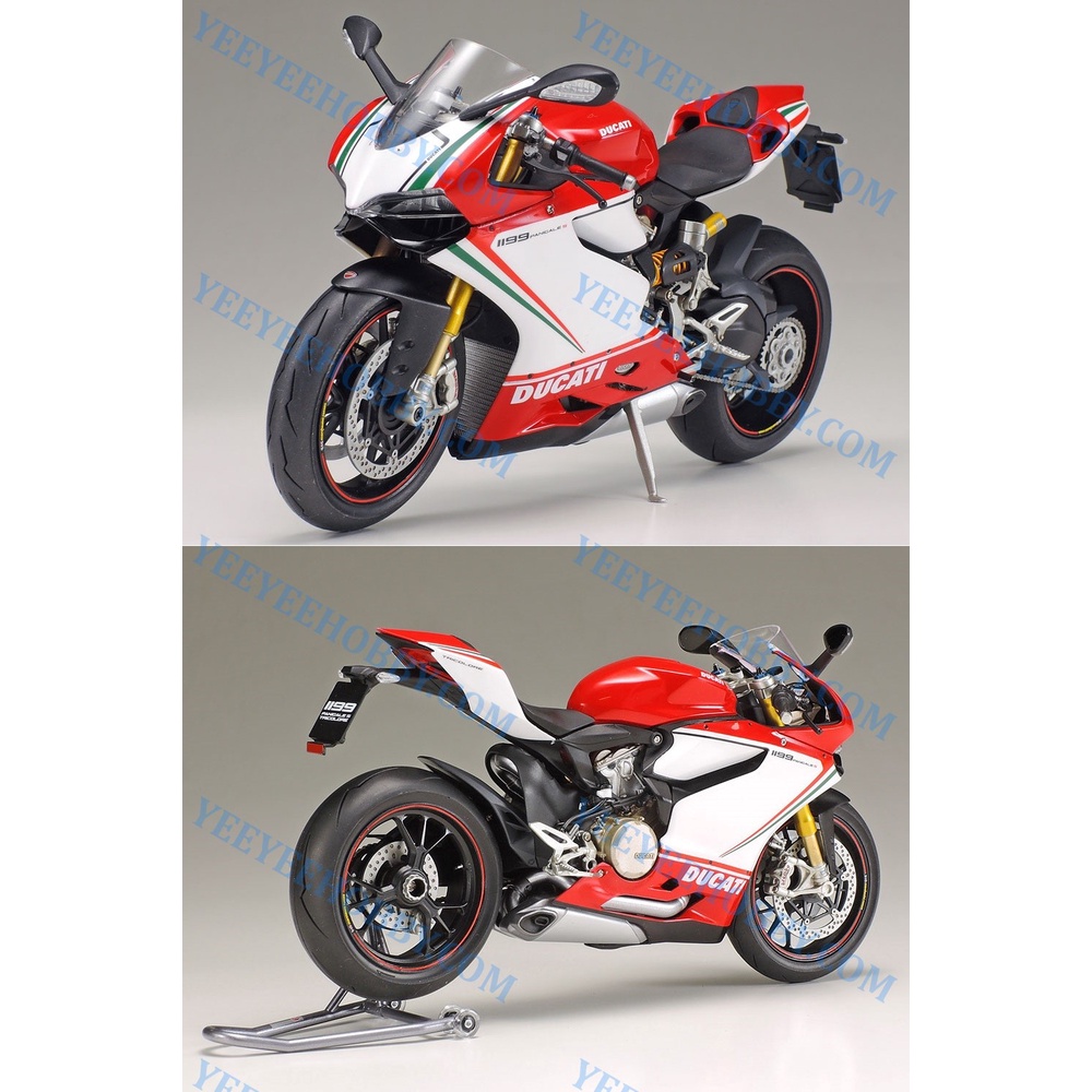 [YEEYEE] MÔ HÌNH LẮP RÁP TAMIYA - 1/12 DUCATI 1199 PANIGALE S TRICOLORE