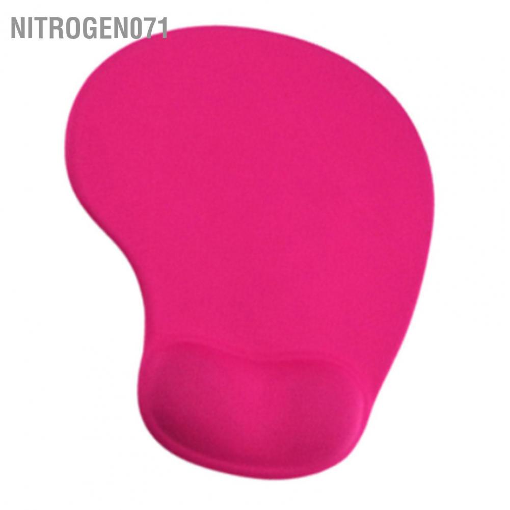 Nitrogen071 Wrist Rest Mouse Pad Ergonomic Design Soft Comfortable Pain Relief Support Silicone