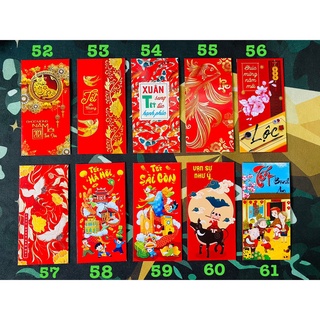 SET 5 bao LÌ XÌ tết 2021