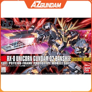   CÓ SẴN  Mô Hình Gundam HGUC 134 Unicorn Gundam 02 Banshee  DESTROY MODE  Tỉ Lệ 1 144 Hàng Chính hãng Bandai 