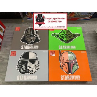 Dingao Star Wars mô hình lắp ráp trưng bày nhân vật phim Chiến tranh giữa các vì sao