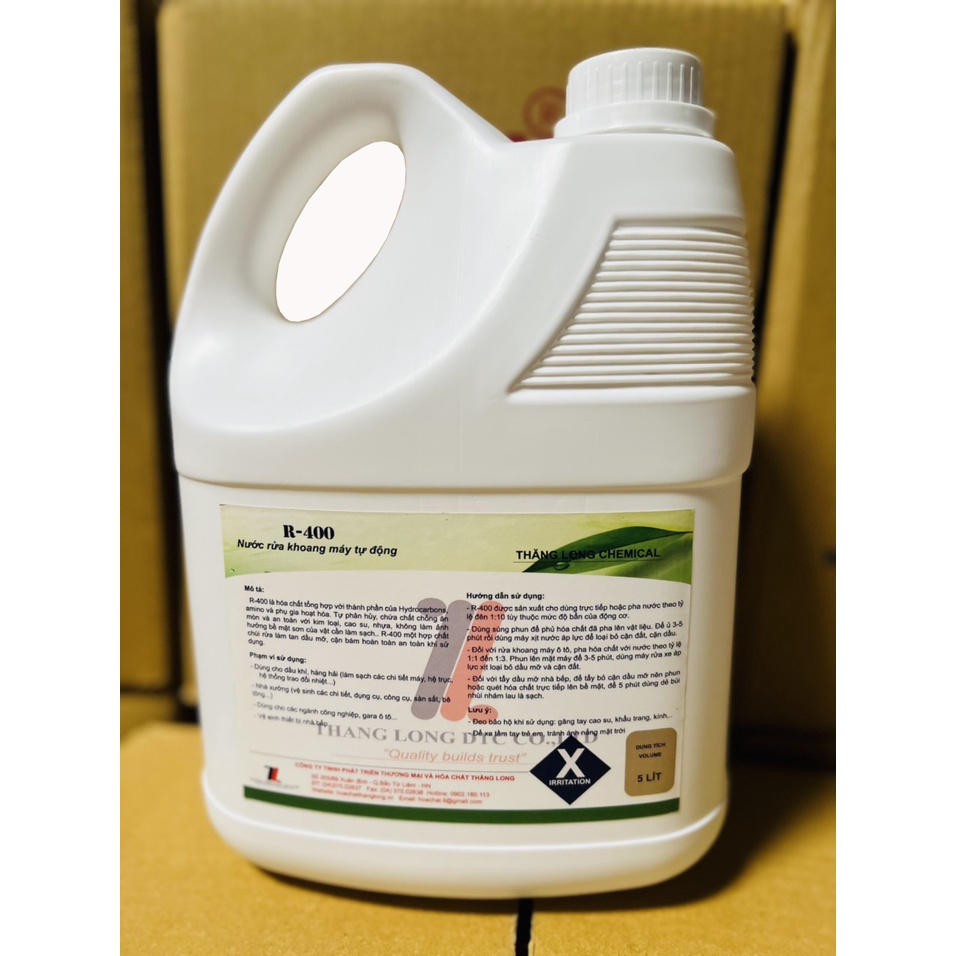 Nước rửa máy không chạm R-400 can 5kg