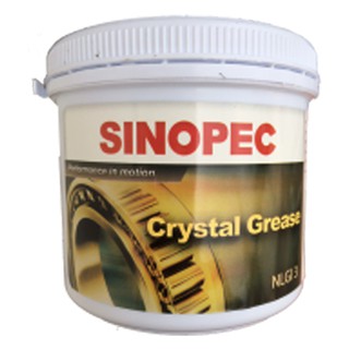 Mỡ bò chịu nhiệt Sinopec Crystal Grease NLGI 3 Made in Singapore 500g